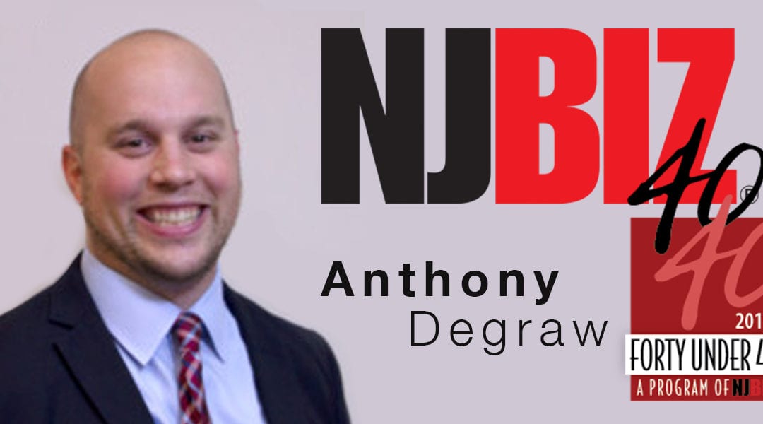 Anthony Degraw NJBIZ 2019 40 Under 40