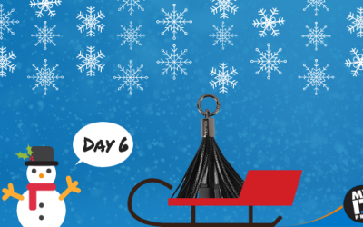 12 days of technology, Day 6: Leather tassel key chain iPhone charger