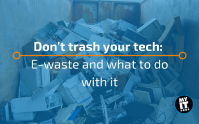 Don’t trash your tech: E-waste and what to do with it