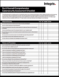DIY Comprehensive Cybersecurity Assessment Checklist