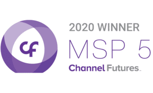 Channel Futures logo with text reading "2020 WINNER" and "MSP 5" indicating a 2020 award recognition.
