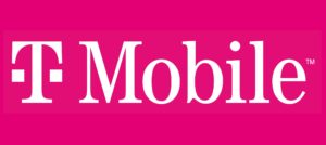T-Mobile logo on a magenta background.