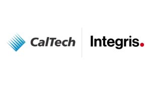 Logos of CalTech and Integris side by side, separated by a vertical line.