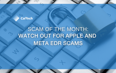 SCAM OF THE MONTH: Watch Out for Apple and Meta EDR Scams