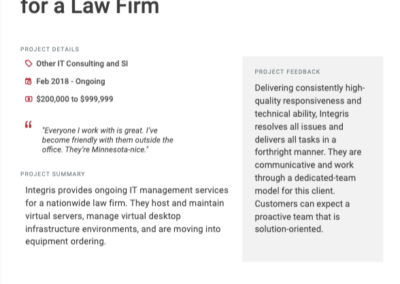 Complete IT Services and Consulting for a Law Firm