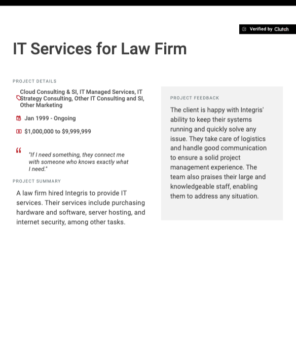 IT Services for Law Firm