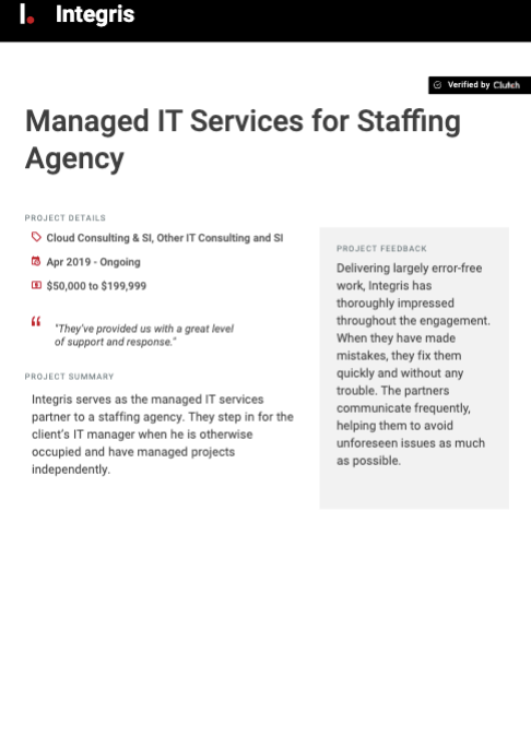 Managed IT for Staffing Agency