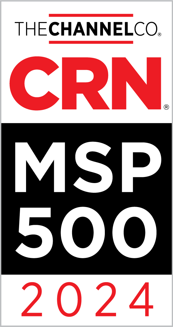 Logo of IT solution provider for CRN MSP 500 for the year 2024.