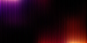 Vertical gradient lines transition from purple and pink on the upper left to orange and red on the lower right, set against a black background—a vibrant visual that reflects the dynamic energy of CORE Managed Services.