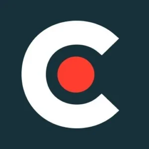 A white letter “C” on a dark background surrounds a red circle in the center, evoking a modern and professional look often associated with IT Services.